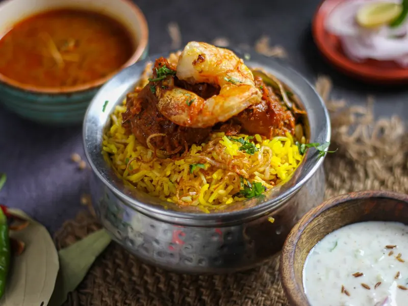 Shrimp Biryani